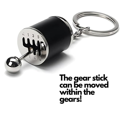 5pc Car Lovers Key Chain Set - Manual Gear Shifter | Wheel Rim | Spanner | Turbo | Brake Disc Keychain | Auto Enthusiast Gift Set | Car Truck Bike | Parts Keyring
