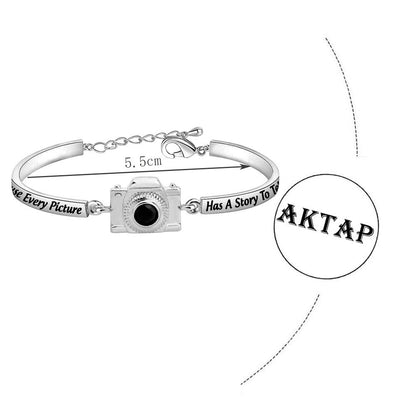 AKTAP Photograph Bracelet Camera Charm Because Every Picture Has a Story to Tell Photography Gifts for Photographers Women Best Friends