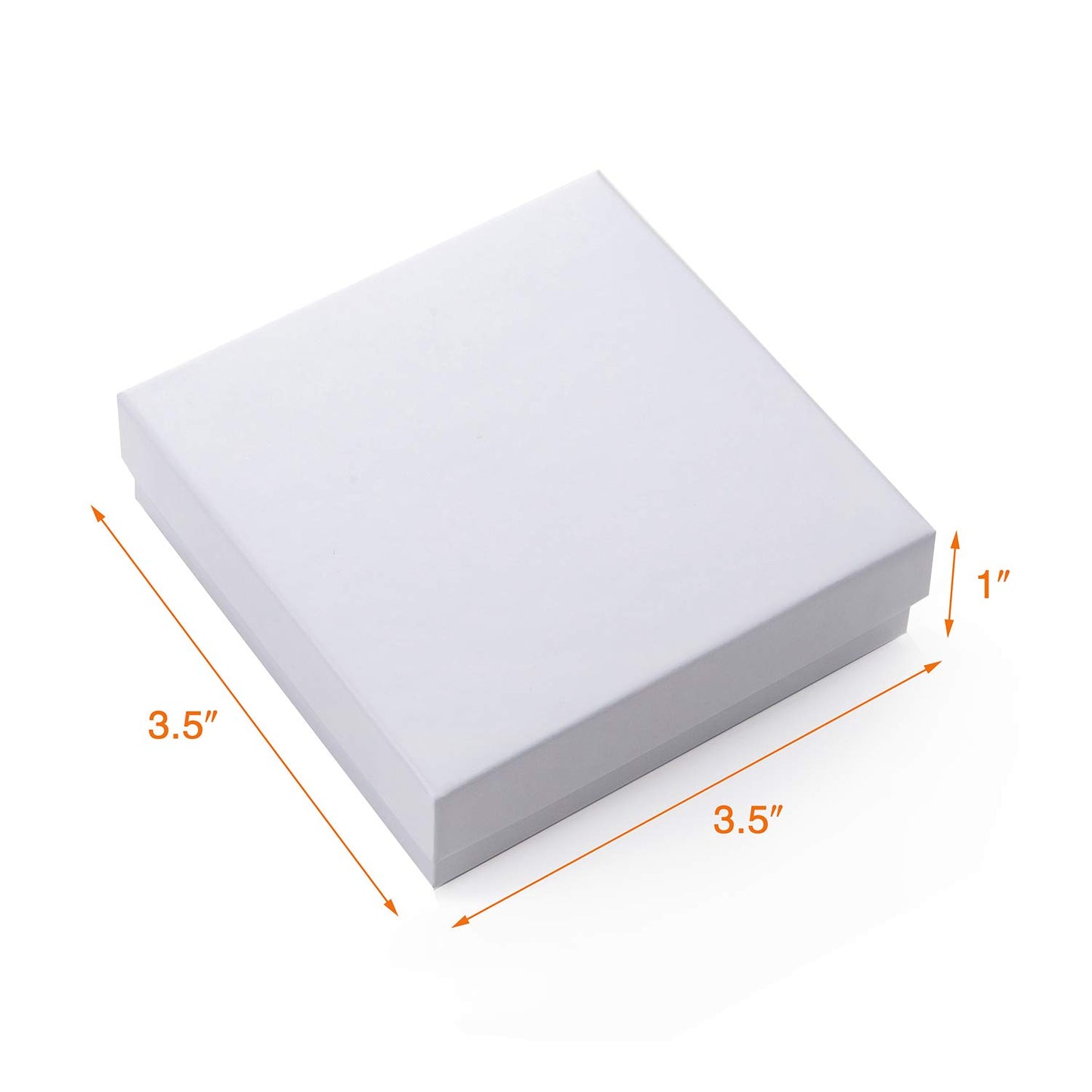 GEFTOL Jewelry Gift Boxes 20 Pack 3.5x3.5x1 Inch Cardboard Jewelry Boxes,Small Gift Boxes for Jewelry Earrings Necklaces Handmade Bangles Bracelets(White)
