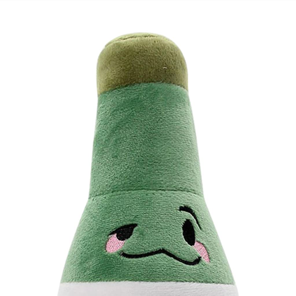 Korean Soju Bottle Plush Cute Stuffed Party Alcohol Beer Wine Lover Plushie Home Decor 10.2''