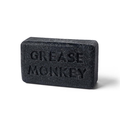 Bali Soap Grease Monkey - Natural Bar Soap for Men, Mechanic Gifts - Activated Charcoal Scrub, Exfoliating, Moisturizing, 1-Pack 7oz