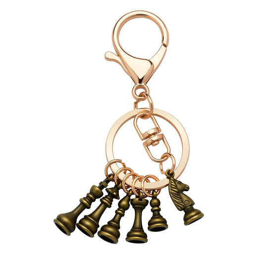 Kilener Chess Keychain Gifts for Men Women Key Chains for Car Keys Purse Bag Charms for Handbags Accessories