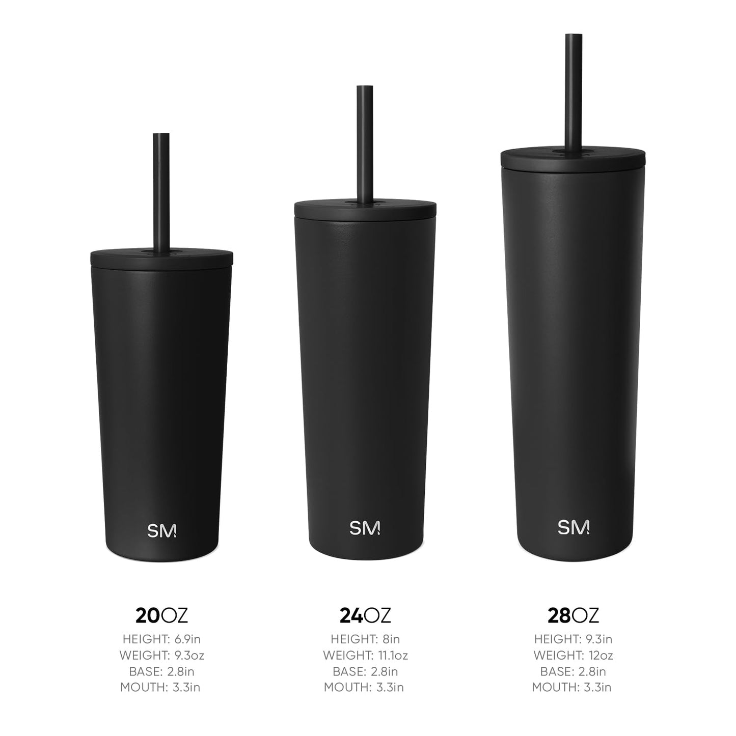 Simple Modern Classic Tumbler with Lid, Straw, & Boot | Insulated Iced Coffee Cup Reusable Stainless Steel Water Bottle Travel Mug | Gifts for Women Men Her Him | 24oz | 80s Mix