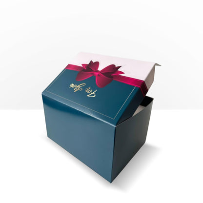 FETTIPOP Gift Box Surprise Exploding KIT (Bow), Confetti Explosion Birthday, Party, Father’s and Mother’s Day, Graduations, Anniversaries, Any Occasion - 7.1x5.5x4.3 in