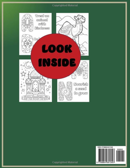 Ramadan Coloring Book For Kids: Entertaining and fun coloring pages with good deeds to celebrate the holy month of Ramadan, the perfect gift for Muslim girls and boys