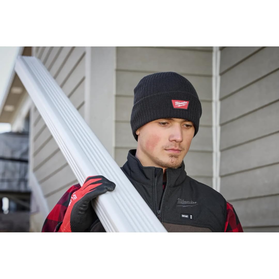 Milwaukee Electric - Rib-Knit Cuffed Beanie - Black