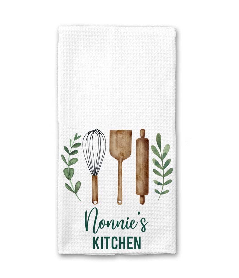 DiandDesignGift Nonnie's Tea Towel - Soft and Absorbent Kitchen Decor - Birthday Gift