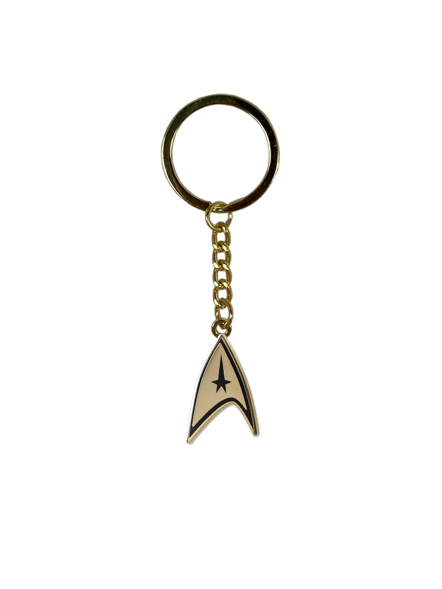 Custom Keychain for Star Trek Fans Command Insignia Gift
