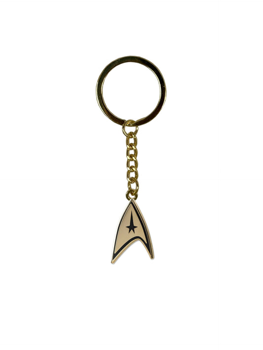 Custom Keychain for Star Trek Fans Command Insignia Gift