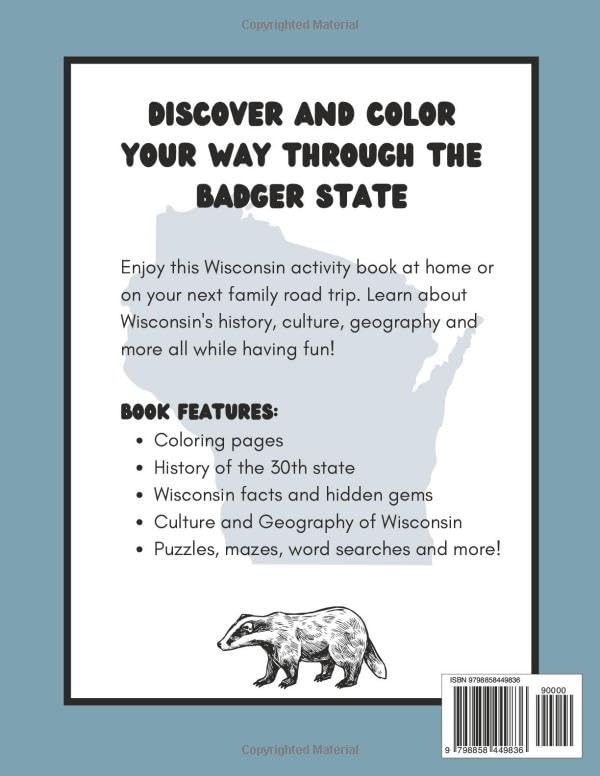 Explore Wisconsin Activity Book