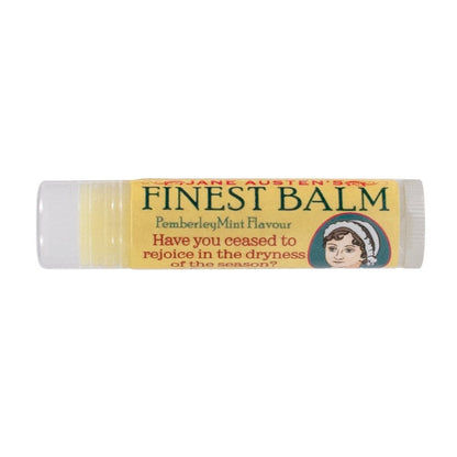 The Unemployed Philosophers Guild Jane Austen's Finest Balm - Peppermint Lip Balm, Cruelty-Free, Made in the USA from Natural and Imported Ingredients