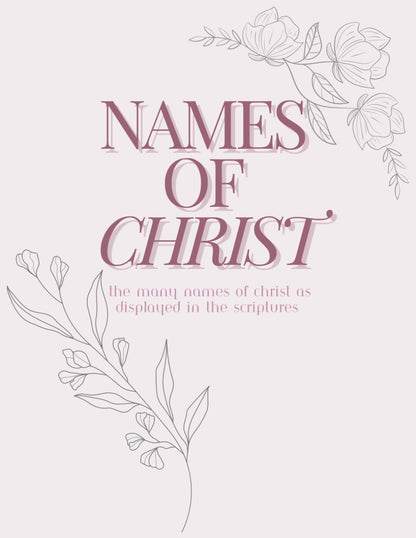 Names of Christ: LDS Coloring Book for Young Women, Sister Missionaries, Missionary Gift, LDS Church, Jesus Christ Centered Activity Book