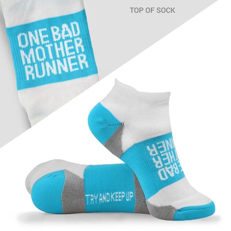 Gone For a Run Motivational Ankle Running Socks - Inspirational Affirmation Socks for Women - Runners Gifts & Motivation