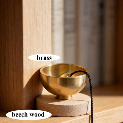 Mini Singing Bowl Set,Portable Brass Meditation Sound Bowl for Yoga,Chakra Healing,Stress Relief & Mindfulness,Self Regulation Tools,Handheld Singing Bowl,Unique Spiritual Gift for Women and Men