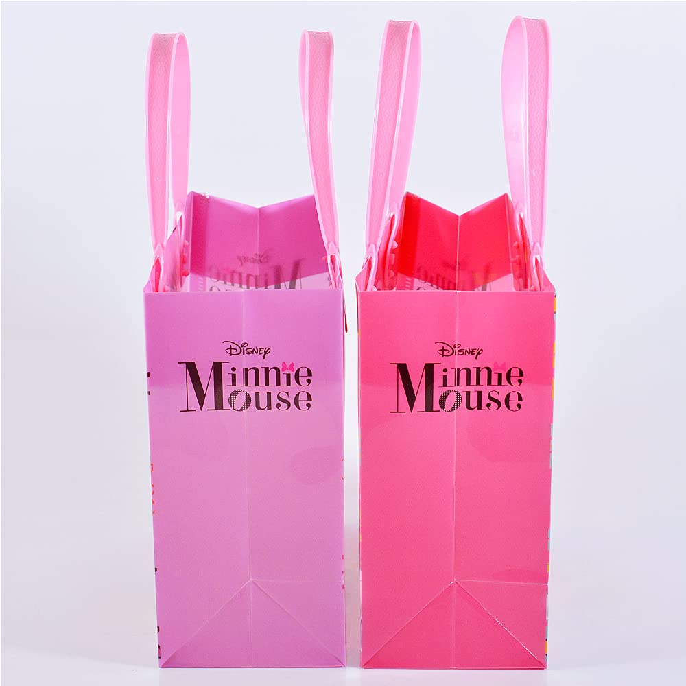 12pc Disney Minnie Mouse Party Loot Bags Birthday Goody Fun Gift Bag Great for Birthday Party