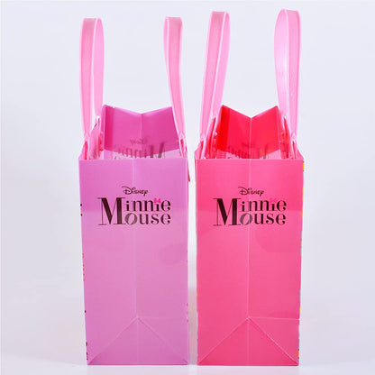 12pc Disney Minnie Mouse Party Loot Bags Birthday Goody Fun Gift Bag Great for Birthday Party