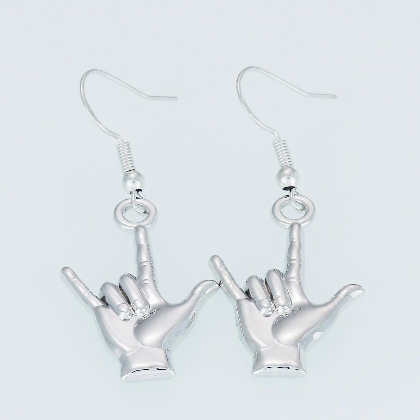 Sign Language Earrings Gifts for Women Earrings Friends Teachers Students Deaf Interpreter I Love You Asl Earrings