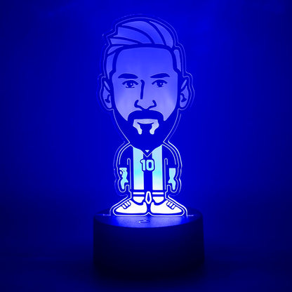 EXIGENT 3D LED Light Argentina Soccer Lamp Acrylic Illusion Night Flashing Cool (SoccerLamp_LM)