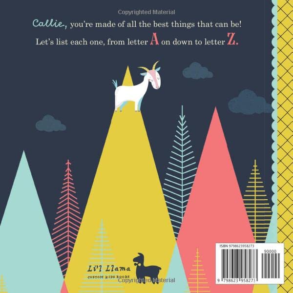 C is for Callie: A Personalized Alphabet Book All About You! (Personalized Children's Book)