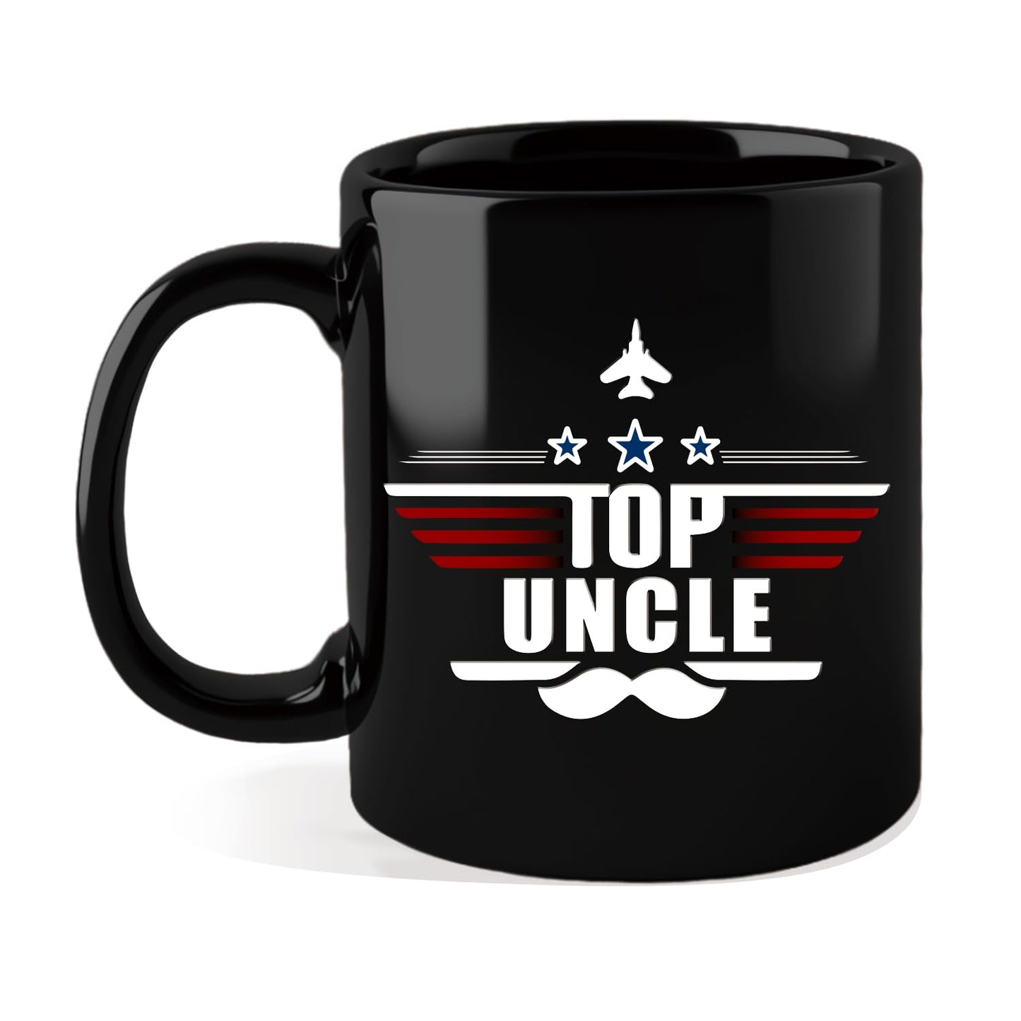 Top Uncle Mug 11Oz Uncle Fathers Day Gift from Niece Nephew, Uncles Father Day Birthday Gift, Ceramic Uncles Cup for Coffee,Milk and Tea Microwave & Dishwasher Safe