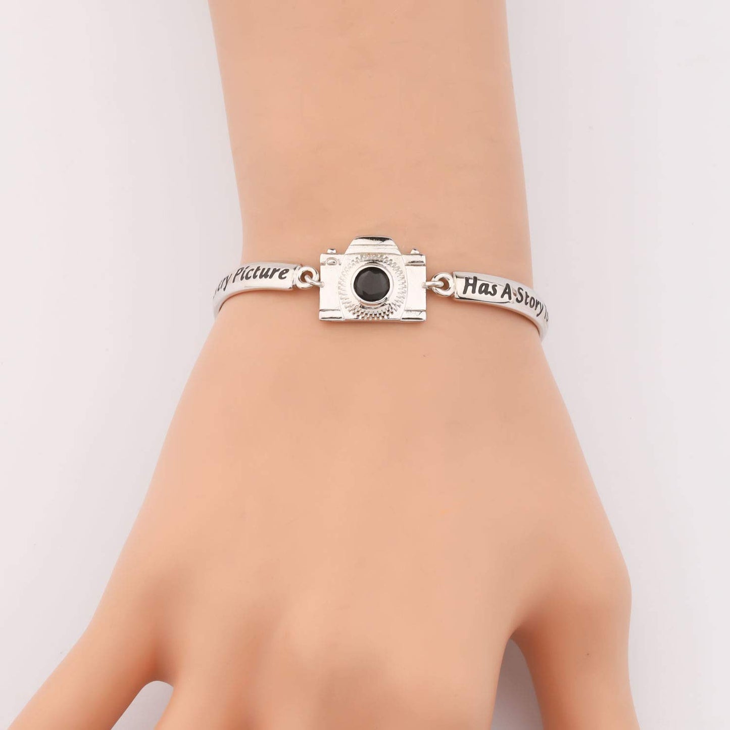 AKTAP Photograph Bracelet Camera Charm Because Every Picture Has a Story to Tell Photography Gifts for Photographers Women Best Friends