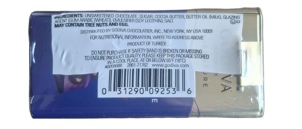 Godiva Choc Box Drk Pearl, 1.5 oz