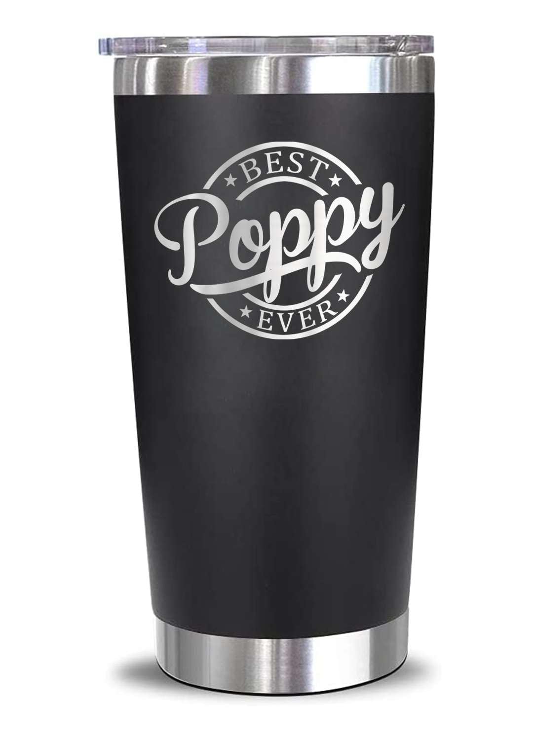 Emily Poppy Ever Tumbler - Father's Day & - Birthday Gift For Poppy - Grandkids Gift For Grandpa