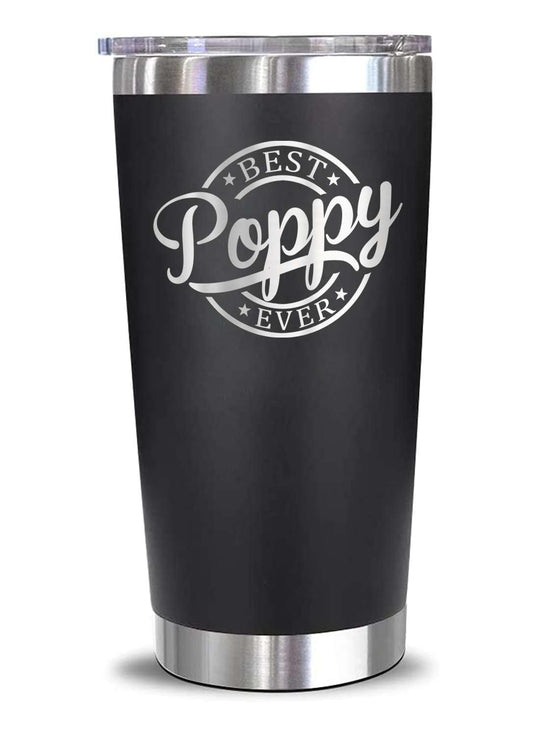Emily Poppy Ever Tumbler - Father's Day & - Birthday Gift For Poppy - Grandkids Gift For Grandpa
