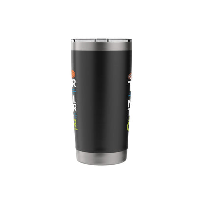 PE Coach, P.E. Teacher Like Normal Teacher But Cooler Stainless Steel Insulated Tumbler