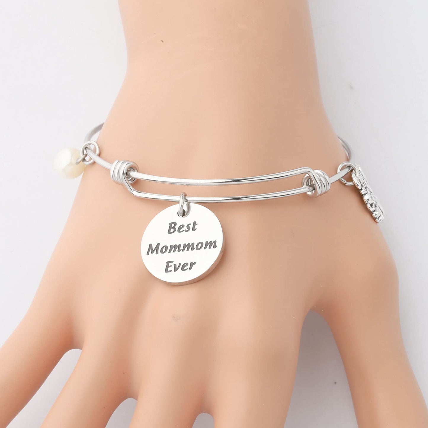 CENWA MomMom Birthday Gift Bracelet - MomMom Jewelry 'Best Mom Ever'