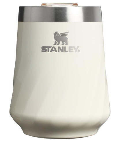 STANLEY Reserve Wine Tumbler | 11 oz Stainless Steel Travel Mug For Wine, Cocktails, Soda | Keeps Drinks Cold for Hours | BPA-Free | Cream Gloss
