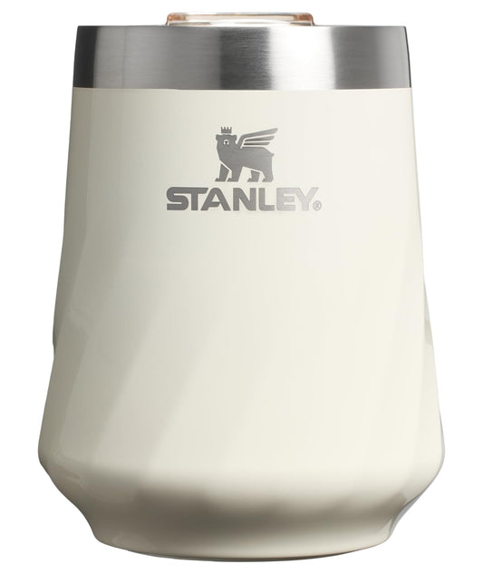 STANLEY Reserve Wine Tumbler | 11 oz Stainless Steel Travel Mug For Wine, Cocktails, Soda | Keeps Drinks Cold for Hours | BPA-Free | Cream Gloss
