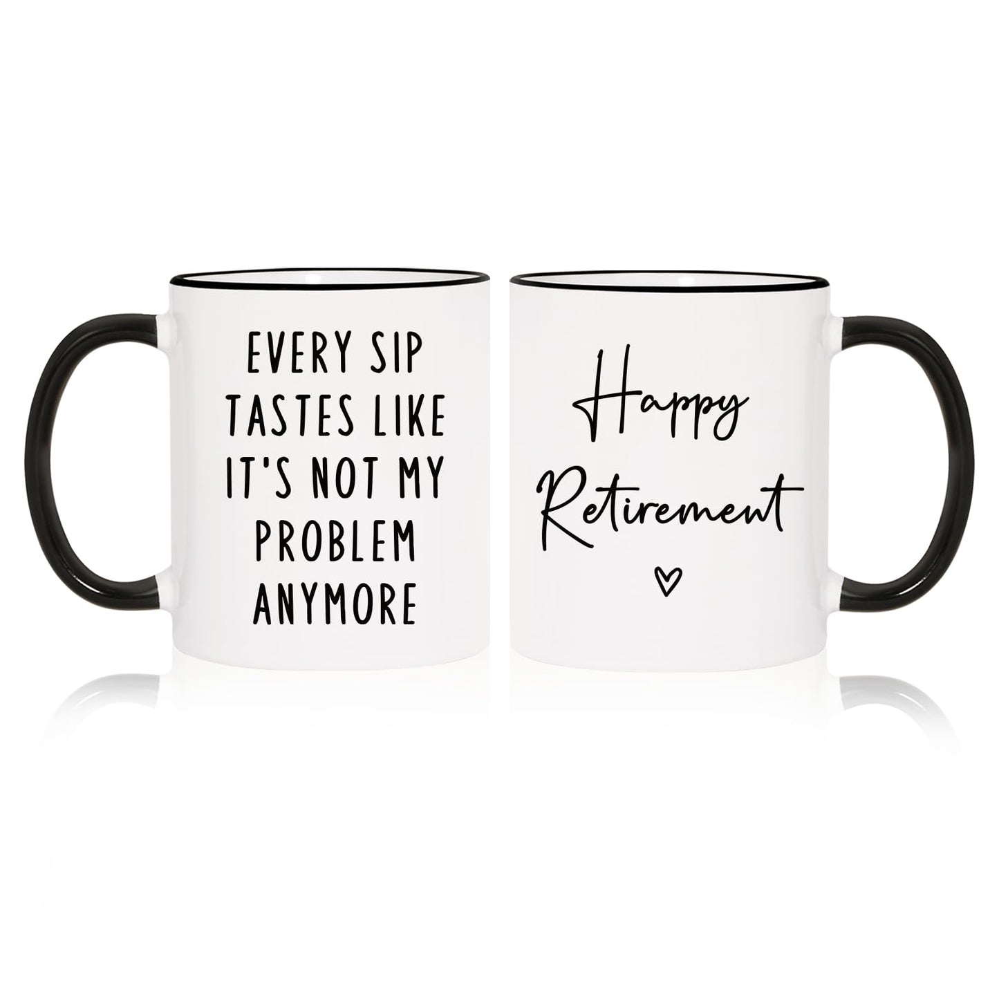 Aurahouse Retirement Gift for Woman Men, Funny Retirement Mug Decorations, Best Retirement Gifts for Women Men 2025, Coworker, Friend, Teacher, Boss, Sisters, Mom, Retired Gifts Not My Problem Anymore