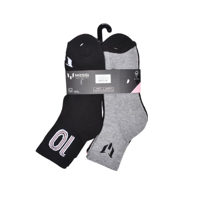 Messi Men's Lifestyle Crew Socks, 6-pack, Soft & Stretchy, Comfortable