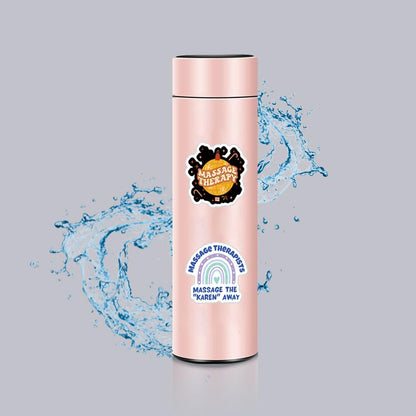 60Pcs Massage Therapists Stickers Pack, Aesthetic Vinyl Waterproof Sticker Decals for Water Bottle,Laptop,Phone,Skateboard,Scrapbooking,Bumper for Party Supply Decor Favor…