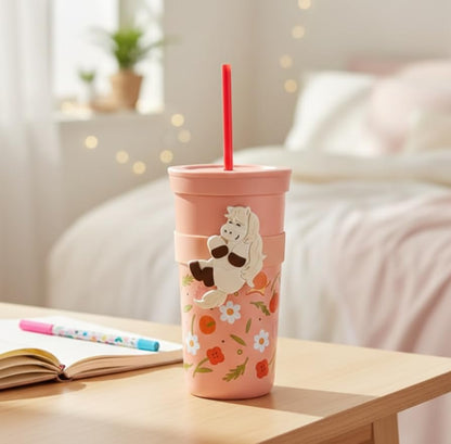 Starbucks Cold Cup 20 oz Year of the Horse Design | Reusable Straw Cup Festive Limited-Edition Drinkware