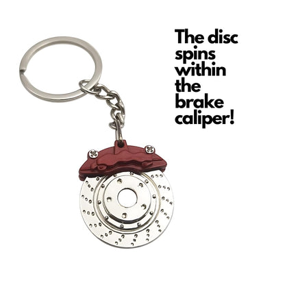 5pc Car Lovers Key Chain Set - Manual Gear Shifter | Wheel Rim | Spanner | Turbo | Brake Disc Keychain | Auto Enthusiast Gift Set | Car Truck Bike | Parts Keyring
