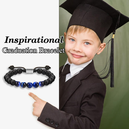 Graduation Gifts for Him Boys Men 2026 High School/ Kindergarten/ Preschool/ 5th 6th 8th Grade/ College/ Master Degree/ Middle School Graduation Gifts Bracelet for Son Grandson Nephew Boyfriend Friend