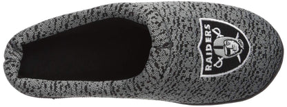FOCO NFL mens Poly Knit Cup Sole Slipper