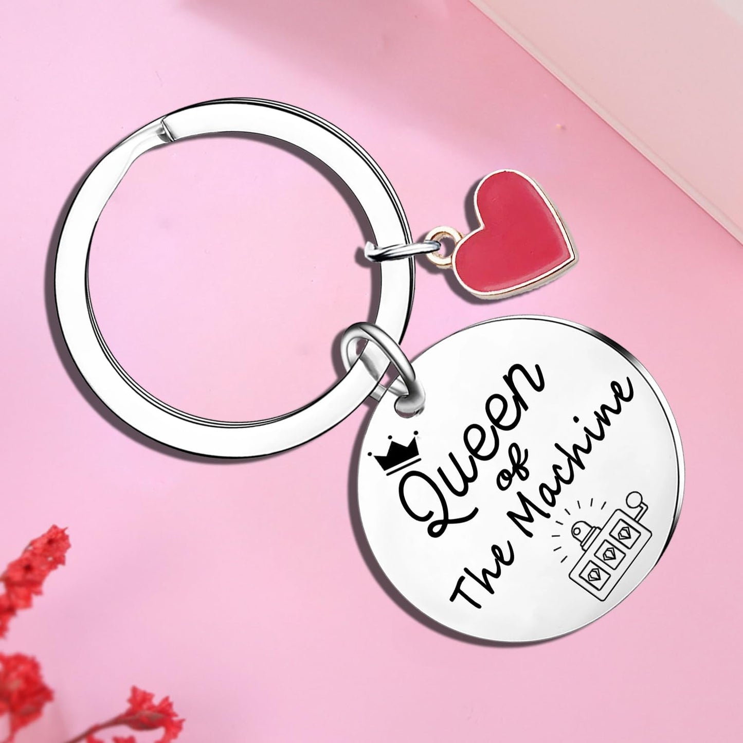 Casino Gifts For Women Gambling Lover Keychain Gambling Lady Keychain Lady Luck Gift Gambling Gifts Slot Machine Keyring Gambler Gift For Women