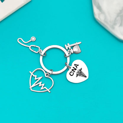 Xiahuyu 12 Pcs CNA Gifts Certified Nursing Assistant Keychain CNA Student Gift CNA Graduation Gift CNA Appreciation Gifts CNA Week Retirement Christmas Thanksgiving Birthday Present