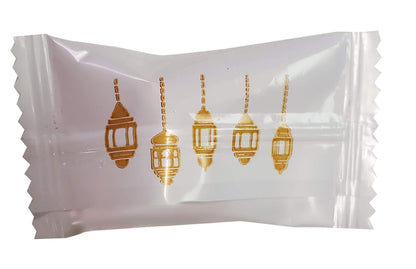 Eid Mubarak Wrapped Fruit Balls Hard Candy 100 Count Eid al-Adha & Eid al-Fitr Event Candy Muslim Religious Candy For Ramadan
