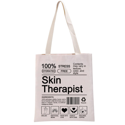 G2TUP Esthetician Gift Tote Bag for Skin Therapist & Cosmetology Gift Lovers