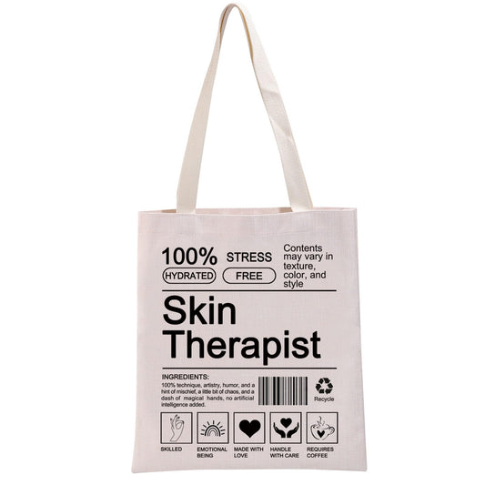 G2TUP Esthetician Gift Tote Bag for Skin Therapist & Cosmetology Gift Lovers