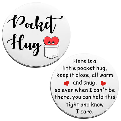 OEHEDOU Pocket Hug For Adults Cheer Up Gifts For Women, Men - Long Distance Keepsake