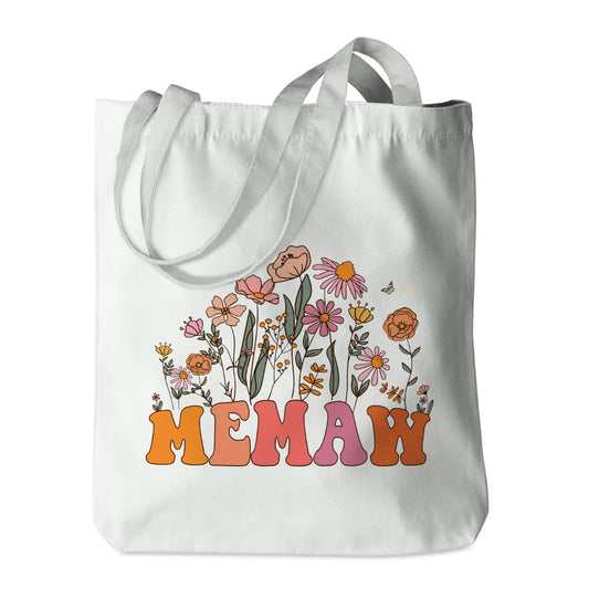 Grandma Gifts Tote Bag Birthday Mothers Day Retirement Gifts for Women Mama Nana Mimi Shoulder Bag Reusable Grocery Bags