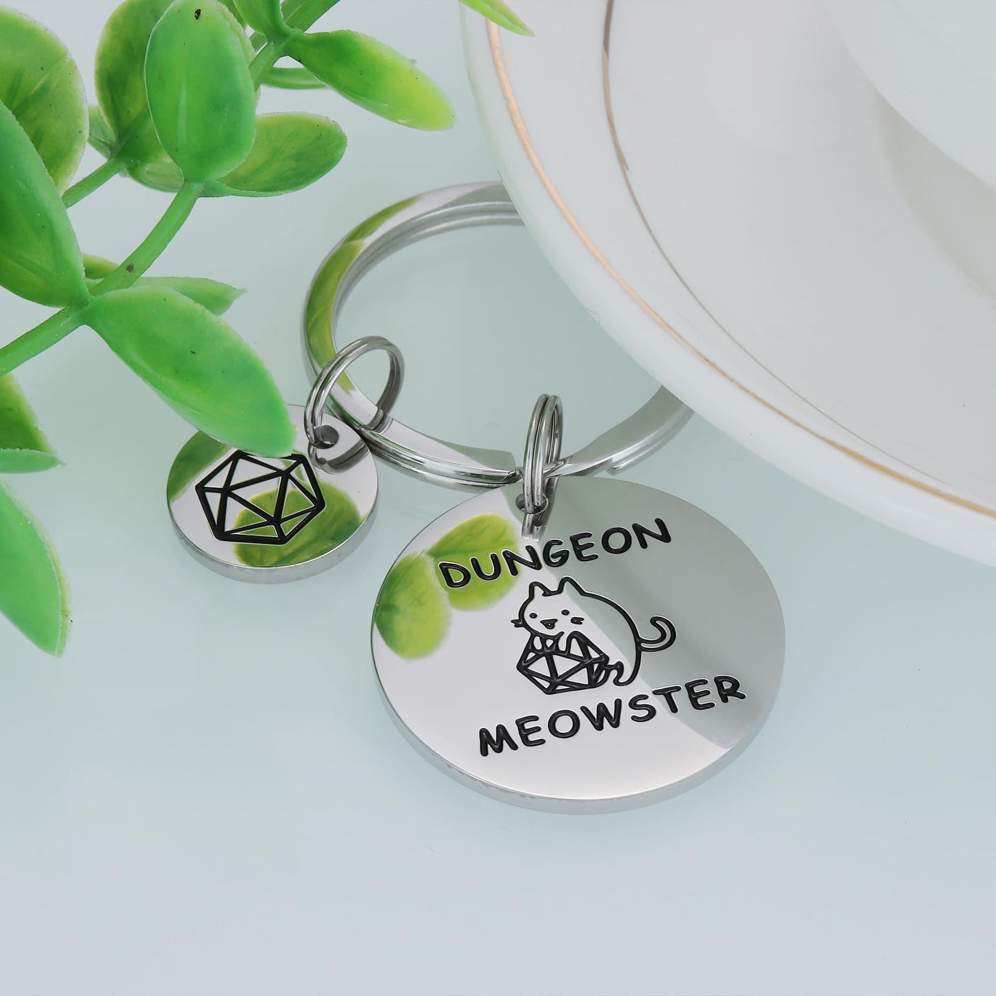 HUTIMY Dungeons And Dragons Gifts for Men Women Adults Him Funny Unique Husband Dungeon D N D Jewelry Dnd Keychain