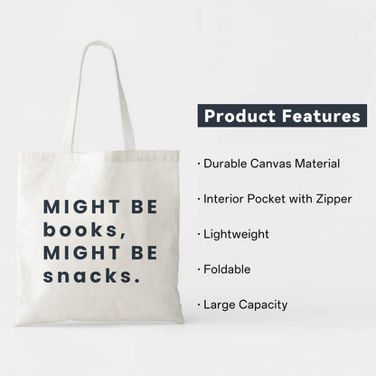 Book Lovers Gifts Canvas Tote Bags for Women Gifts for Book Lovers Cute Tote Bag Bookish Reading Accessories