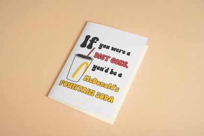 Diet Coke Gifts -Birthday Mother's Day Card - Funny Gift For Diet Coke Lover Family Friend