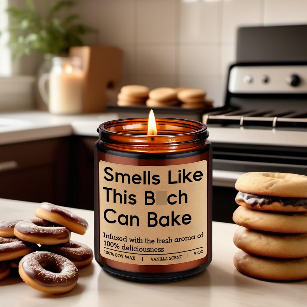 GSPY Candle, Gifts for Bakers, Baking Gifts for Women, Men - Funny Mothers Day Bake Present for Baking Lovers, Bread Bakers, Pastry Chef - Sourdough, Birthday Ideas for Friend, Culinary Student, Woman